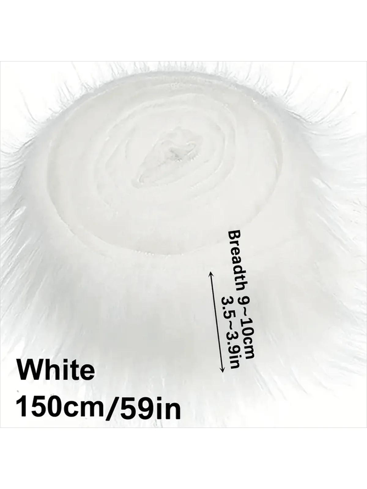Costume en tissu fausse fourrure, tissu artificiel doux pour décoration naine, vêtements Gnomes, bar