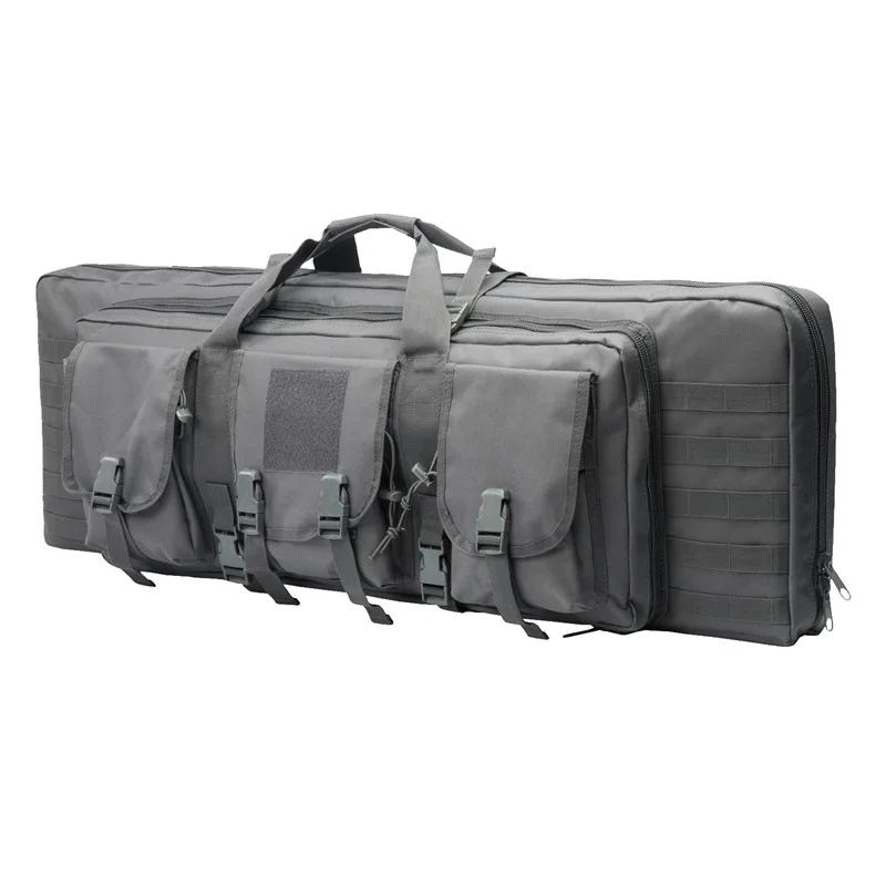 Étui à fusil double molle tactique pour chasse et airsoft, sac à dos transport