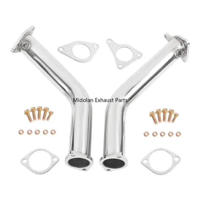 Tuyau d'échappement tuyau de descente pour INFINITI 2016 2017 Q50 Q60 VR30 3 pouces 3.0L