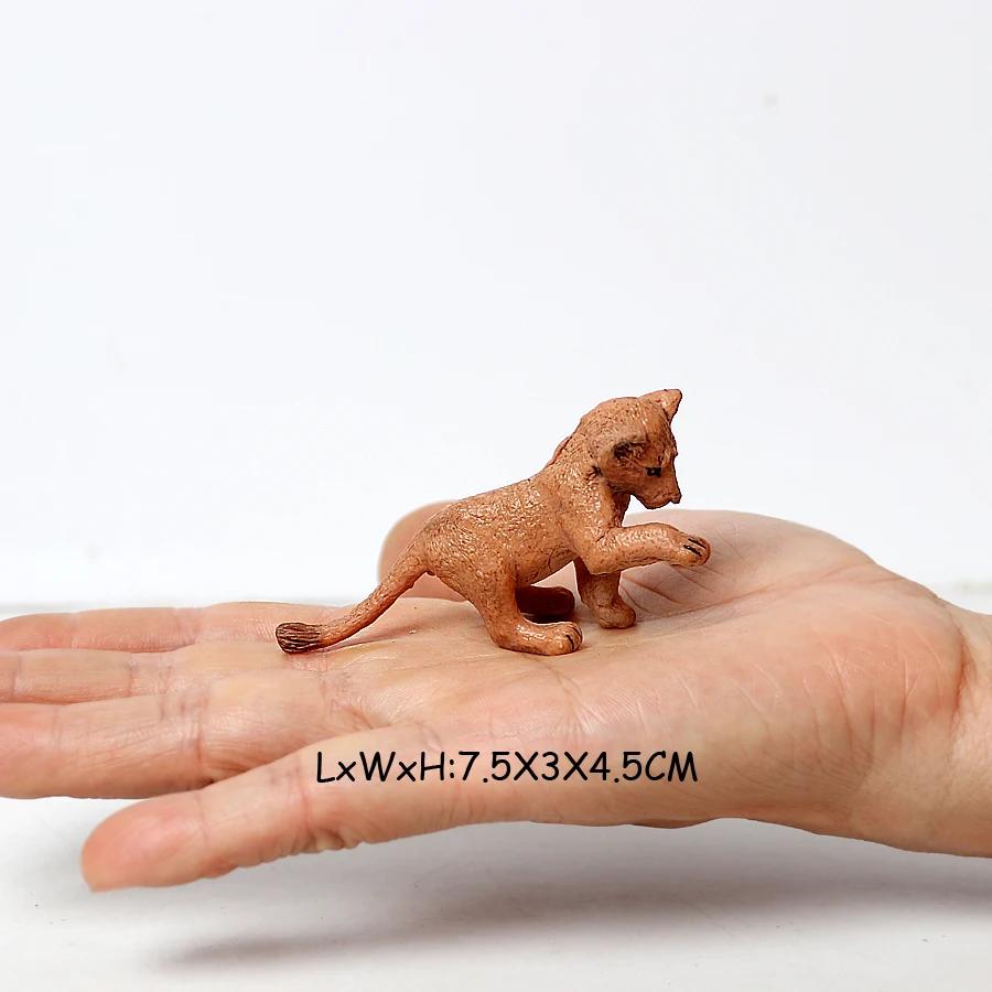 Figurines de Lion, Jouets Animaux Sauvages de la Jungle, Lionnet, Lionne, Figurines d'Action, Jouets