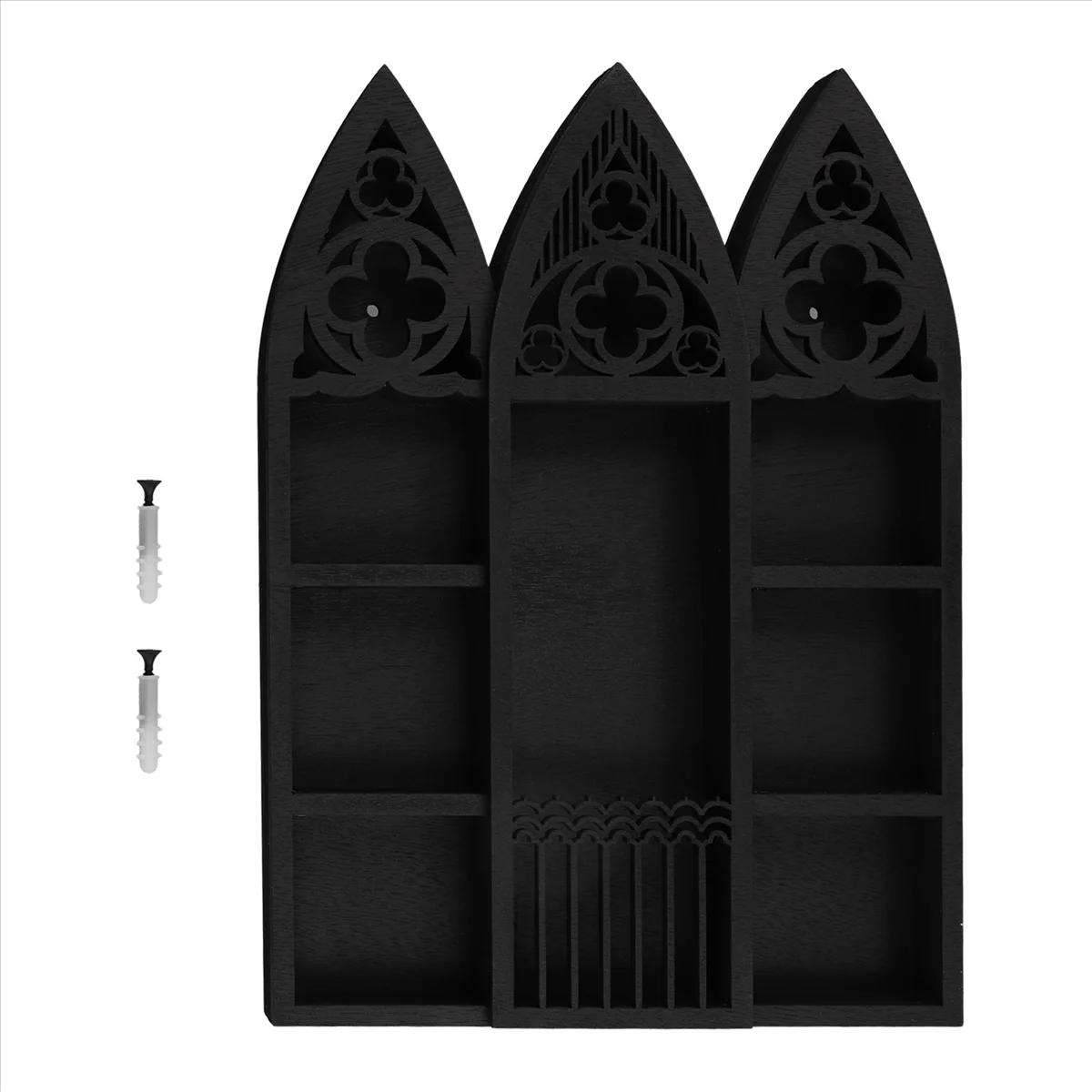 Étagère de rangement en bois pour huiles essentielles, présentoir, maison, chambre, salon, T1