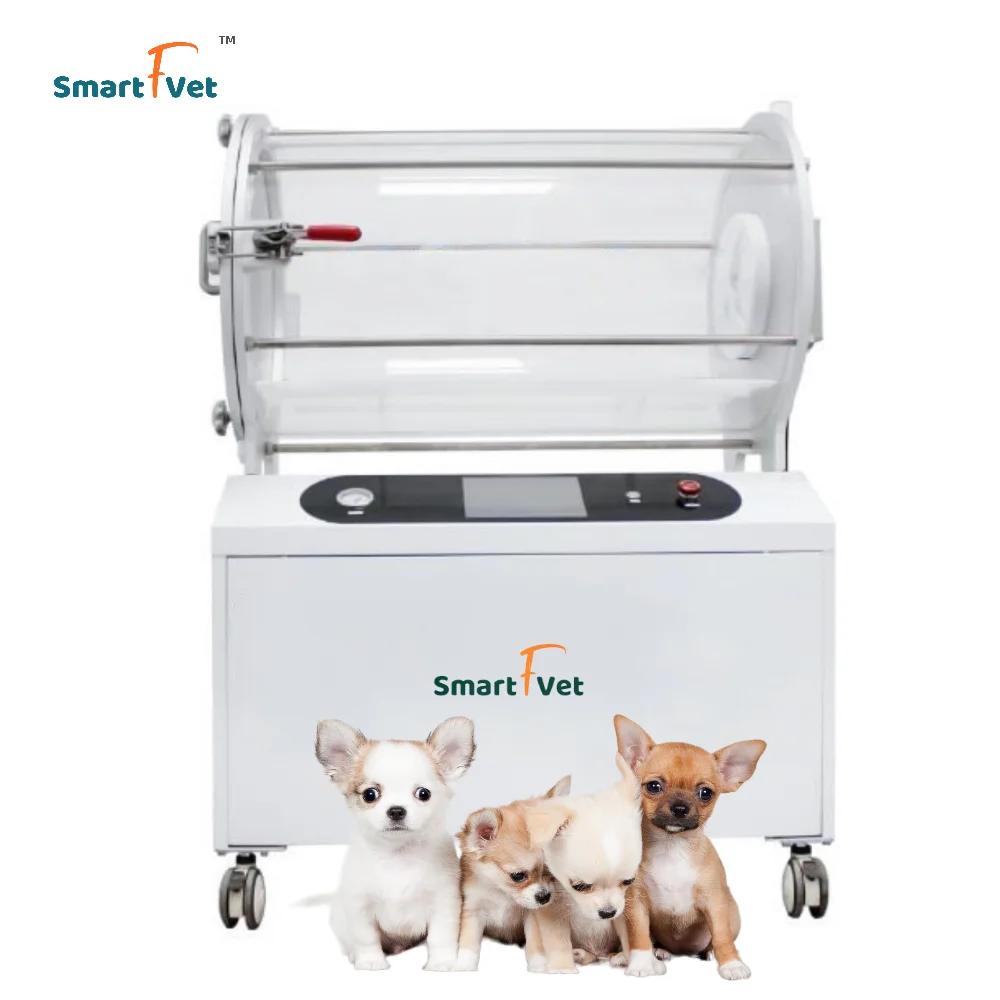 Instrument vétérinaire animaux oxygénothérapie Cage de chambre d'oxygène hyperbare Clinique Instrume