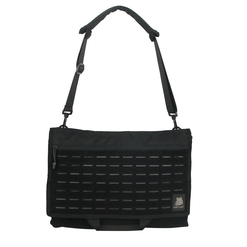 Sac à Dos Militaire Molle 15 Pouces Ordinateur Portable, Sac Messenger Ceinture Banane Épaule Camping Randonnée