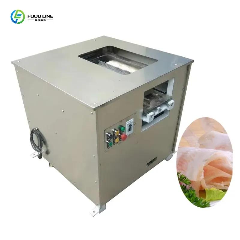 Machine à trancher sur mesure pour 280 pièces de poisson frais, saumon fumé, bœuf et sashimi