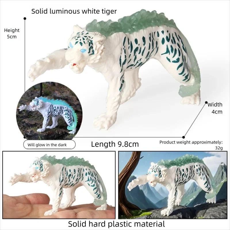 Oenux Animaux Mythiques Simulés Lézard Luminescent Elfe Dragon Volant Monstre Modèles Figurines Réal