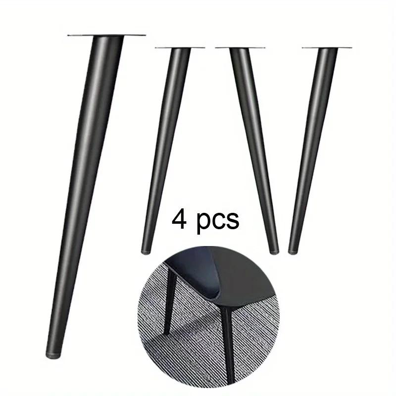 4 pièces accessoires de pieds de meubles pieds de meubles pieds de meubles en métal remplacement sal