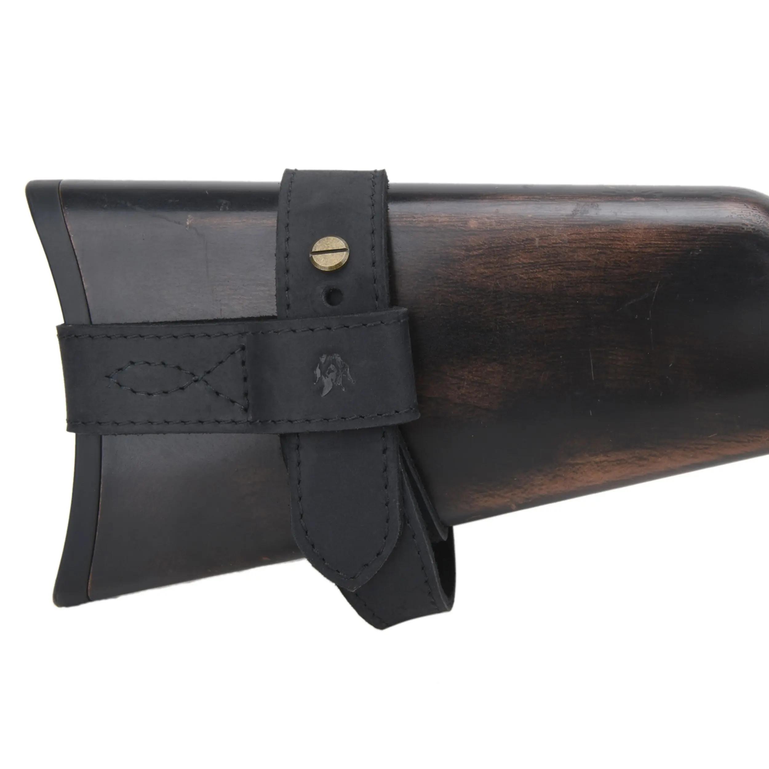 WAYNE'S DOG-Support de crosse de fusil de chasse en cuir véritable amélioré, support de fronde, sans