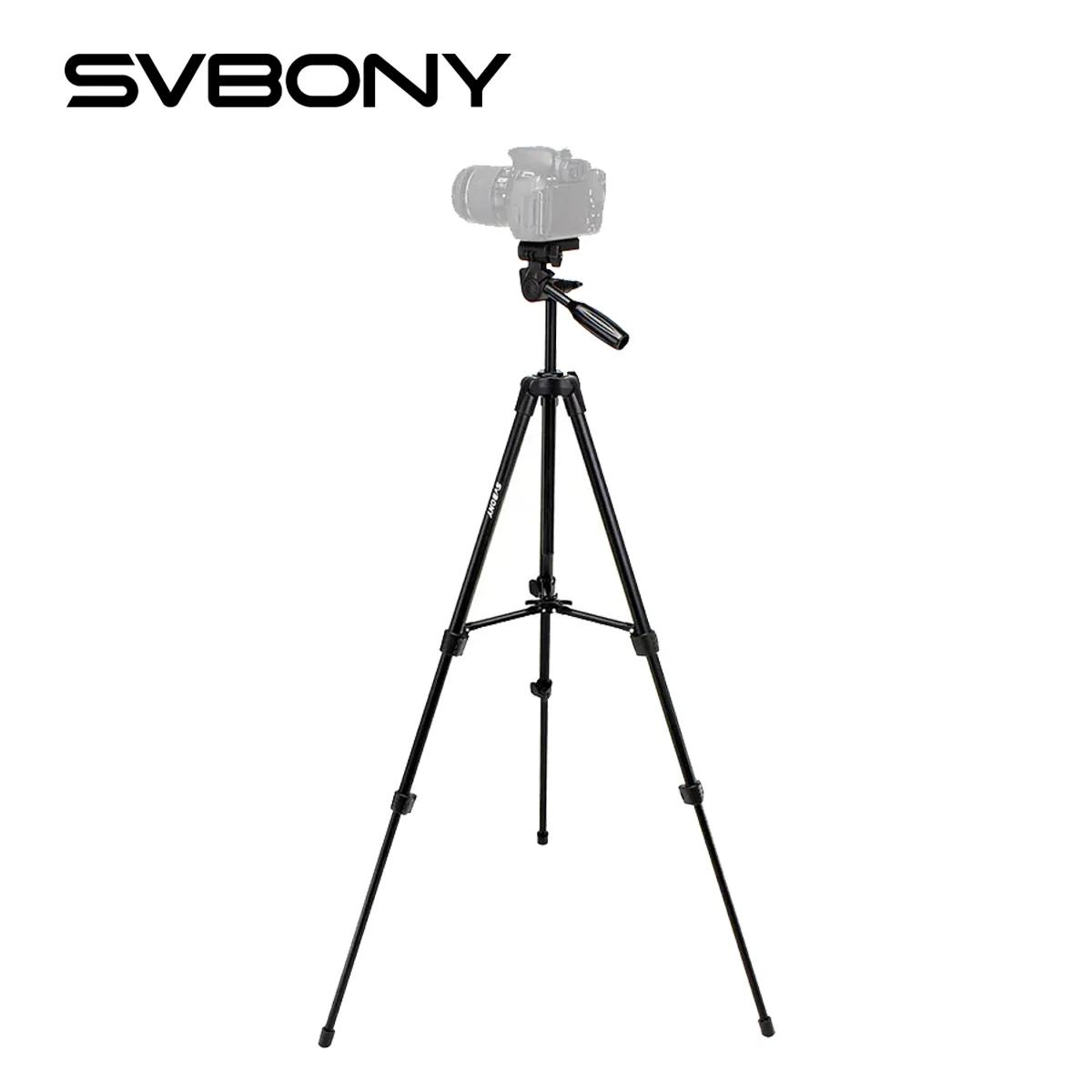 Trépied portable SV101 aluminium léger 49 pouces - support télescope observation vidéo avec sac transport