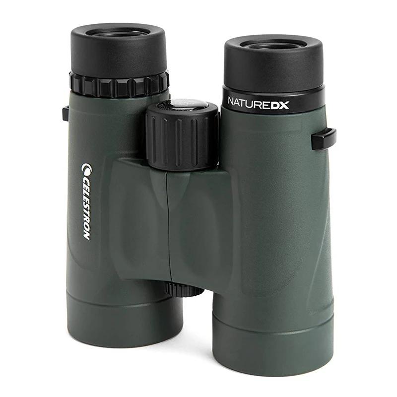Jumelles Celestron Nature DX 10x42 vertes - Prismes BAK-4 pour observation nature et chasse