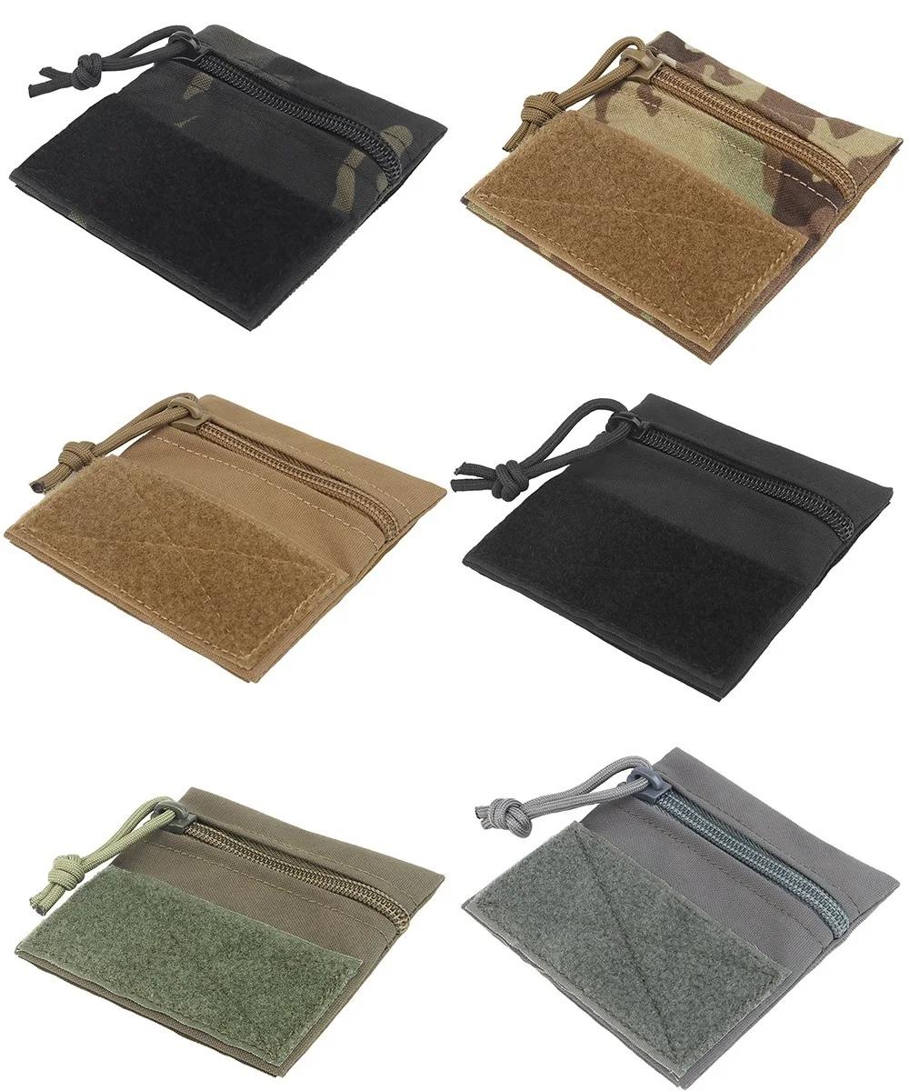 Pochette tactique suspendue MK3 MK4 - Sac de rangement camouflage 4 pouces avec velcro pour équipement chasse