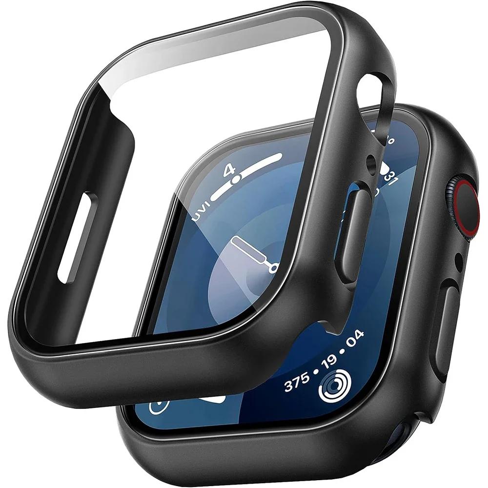 Protection verre trempé Apple Watch - Coque écran pour Series 10 9 Ultra 8 7 6 5 4 3 2 SE 49MM 45MM 41MM 40 44MM