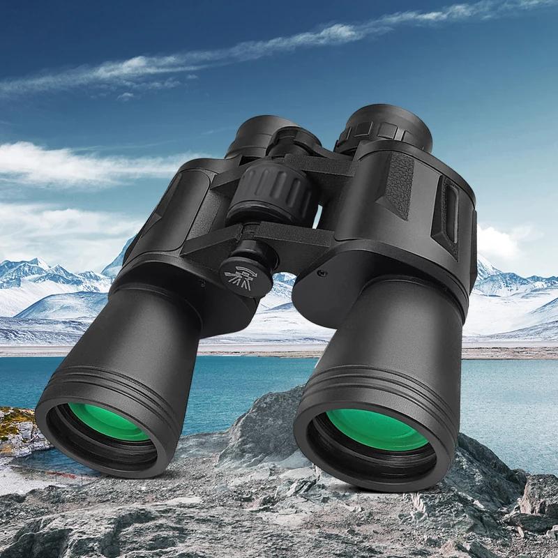 Jumelles 10x50 waterproof FMC BAK4 IPX4 - Portables observation oiseaux chasse randonnée