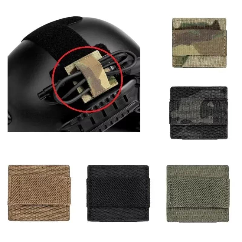 Organisateur élastique pour câbles de casque de chasse, strap de rangement pour intercom tactique