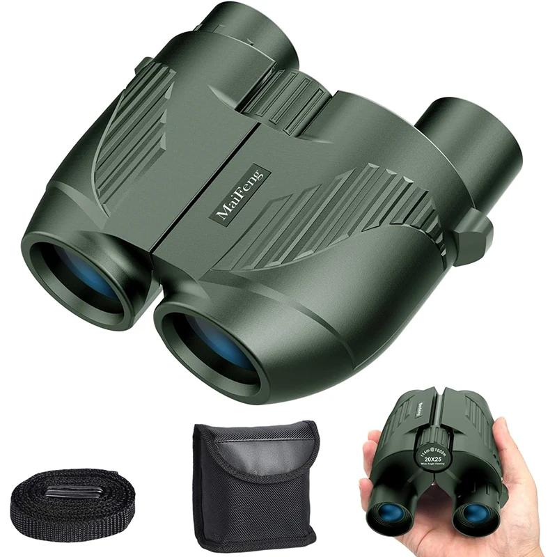 Jumelles Compactes Adultes Puissantes 20x25 Mini pour Enfants Observation Ornithologique Voyage Concert Chasse