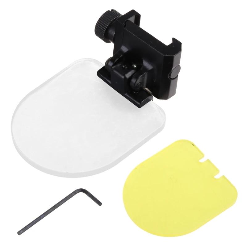 Protège-lunettes tactique pour fusil - Garde objectif holographique protection yeux chasse