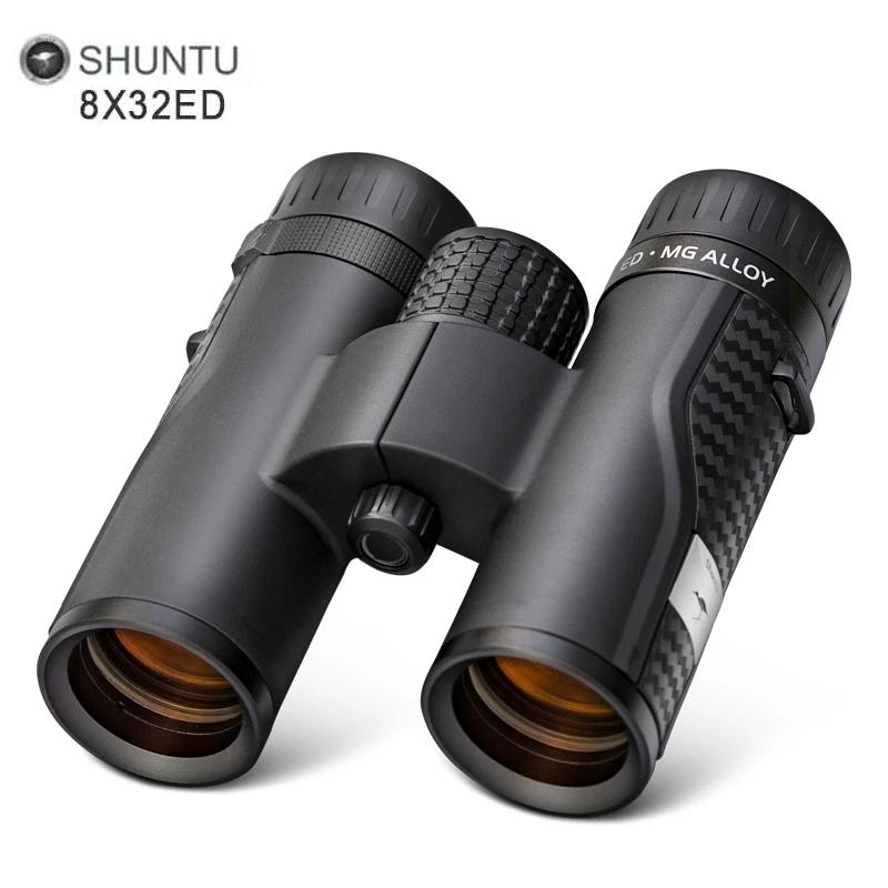 Jumelles Shuntu 8x32 ED HD étanches anti-buée corps alliage magnésium BAK4 chasse observation oiseaux