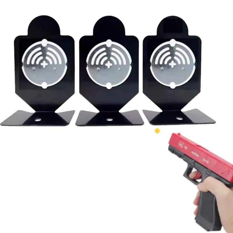 Cible automatique retournement fléchettes balles gel pistolet fusil - Accessoire jeux chasse adolescents adultes