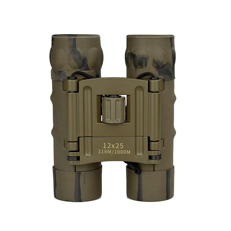 Jumelles professionnelles camouflage 12×25 alliage magnésium étanches phase coated pour chasse