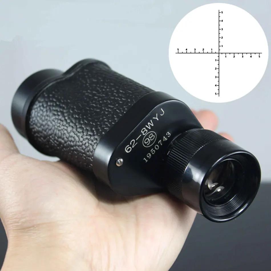 Monoculaire professionnel 8x30 avec télémètre - Jumelle de chasse vision nocturne pour pêche et camping