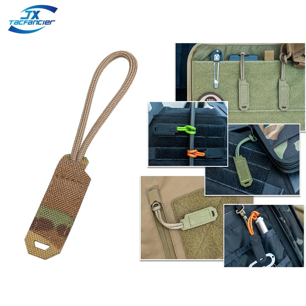 Poignées de fermeture éclair tactiques pour sac de chasse - Système MOLLE 1000D nylon laser cut