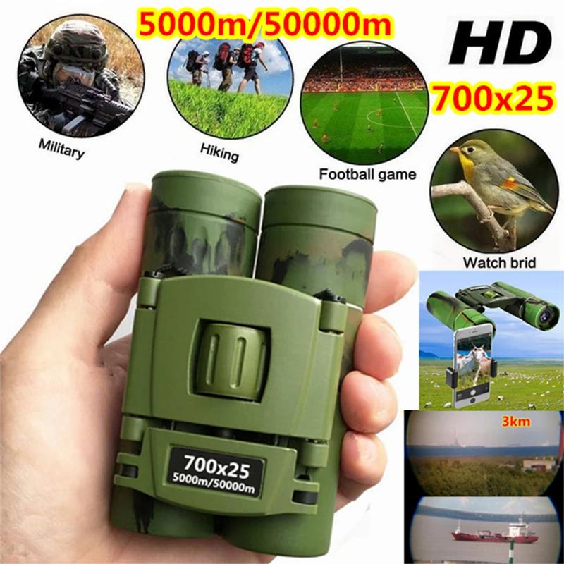 Jumelles 700x25 camouflage pliantes 5000m - Optique BAK4 FMC chasse sport outdoor