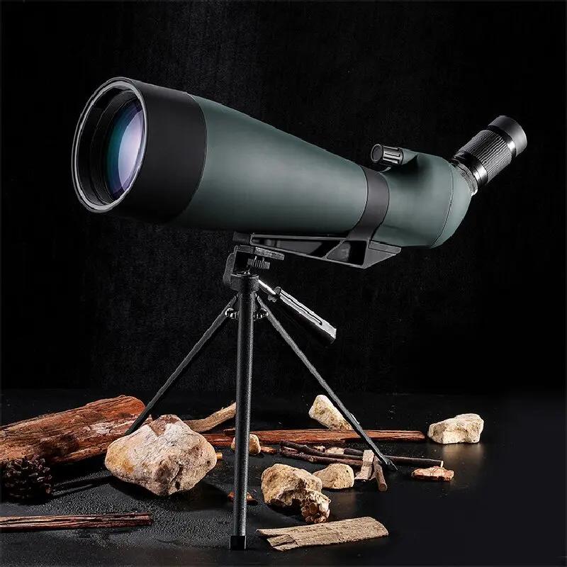 Longue-Vue 25-75x100mm avec Trépied pour Observation Ornithologique Chasse Sport Haute Puissance