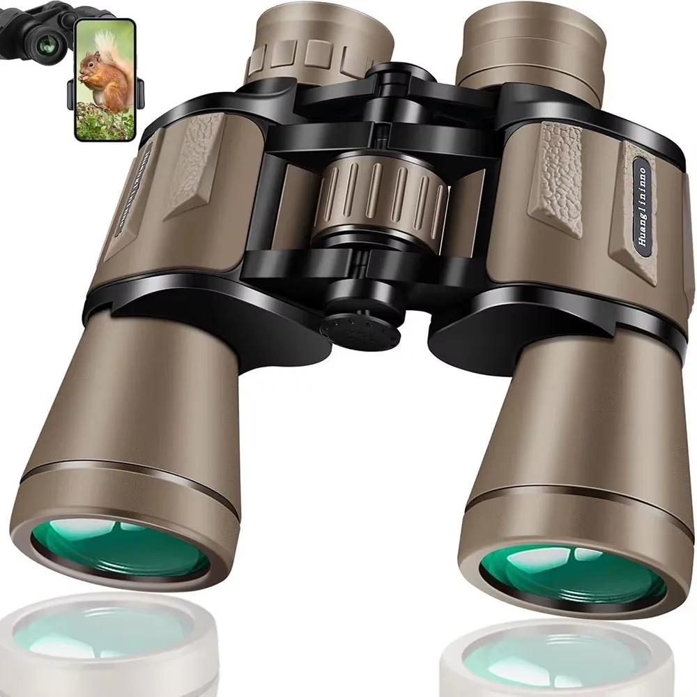 Jumelles 20x50 haute puissance adultes avec adaptateur smartphone compactes HD birdwatching randonnée
