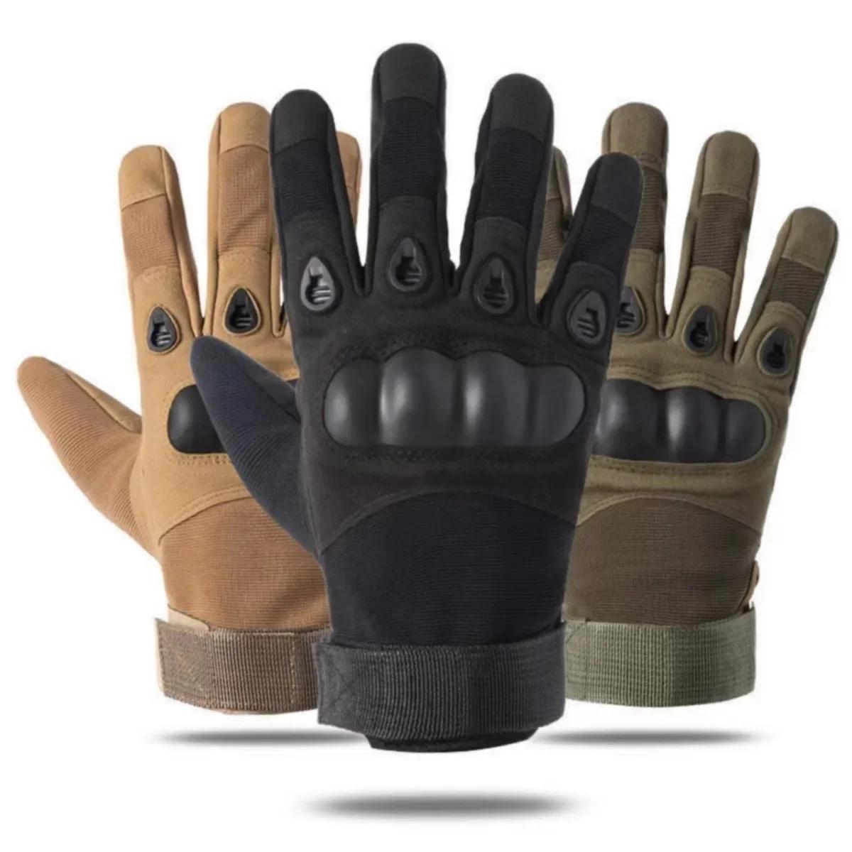 Gants militaires tactiques couleur balle airsoft tir combat anti-dérapants vélo doigts entiers vêtements homme