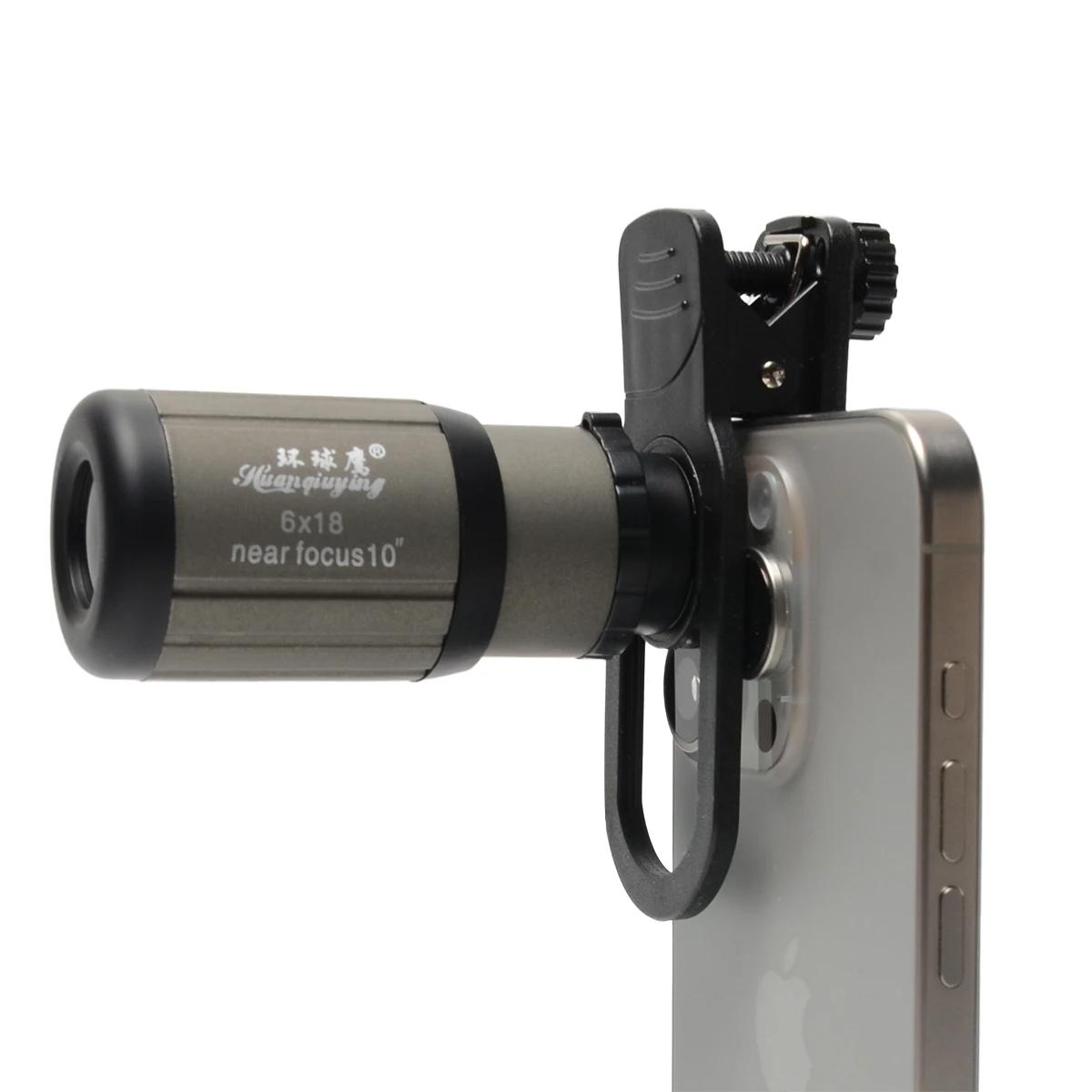 Objectif téléphoto 6X HD pour smartphone - Zoom puissant avec trépied selfie pour photos de chasse