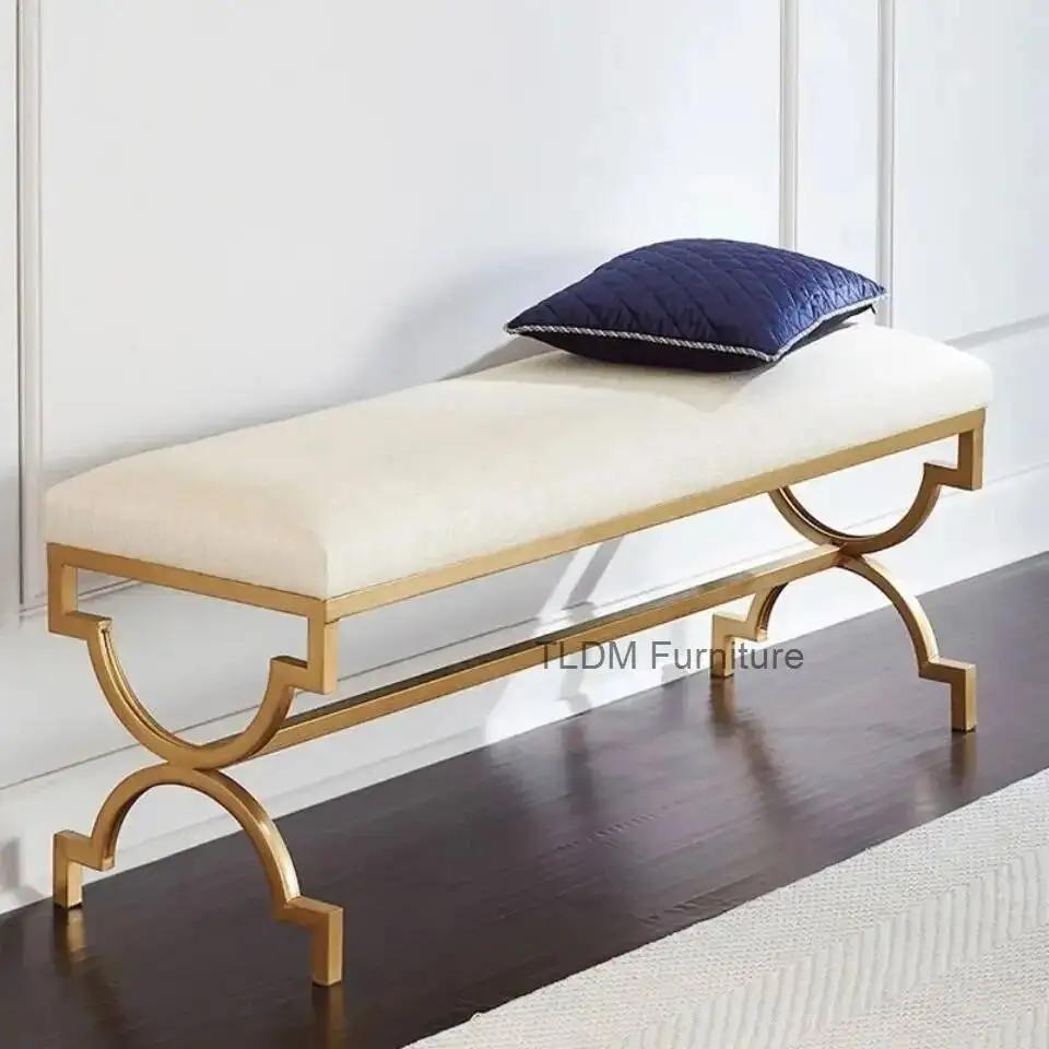 Banc à chaussures de porte nordique, repose-pieds d'entrée de maison, vestiaire, repose-chaussures,