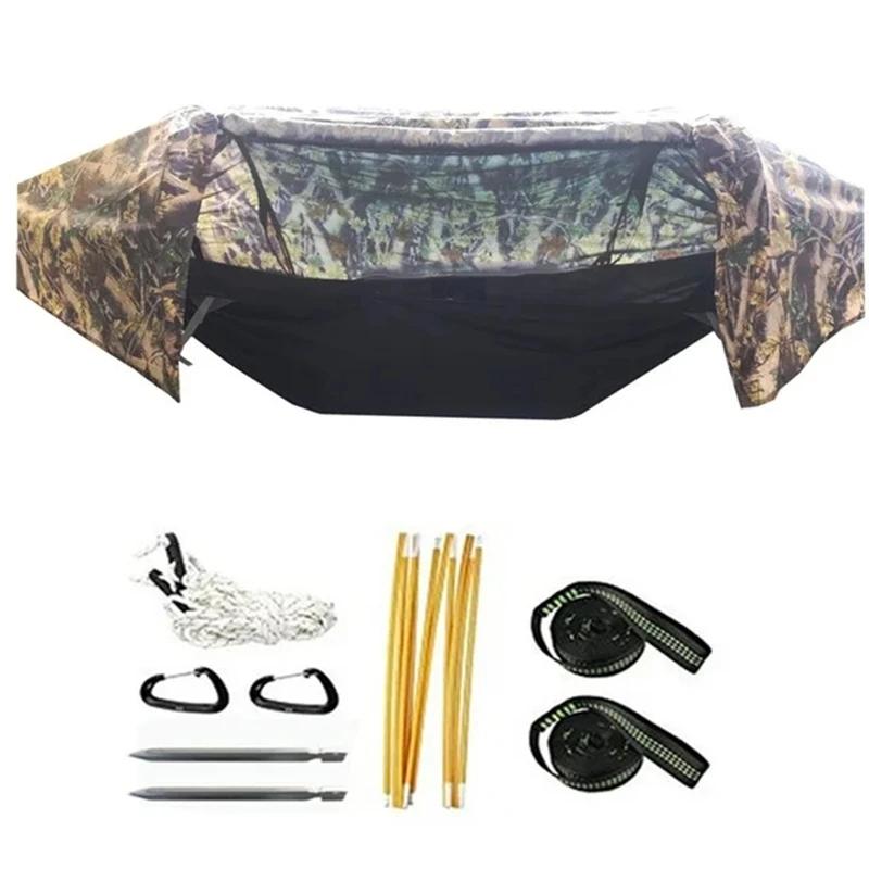Hamac parachute, filet anti-insectes multifonctionnel, étanche, coupe-vent, ultraléger, tente aérien