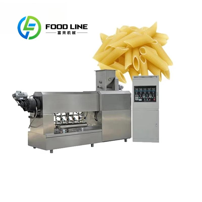Ligne de production de pâtes italiennes complète, système de production de macaroni à vendre, extrud