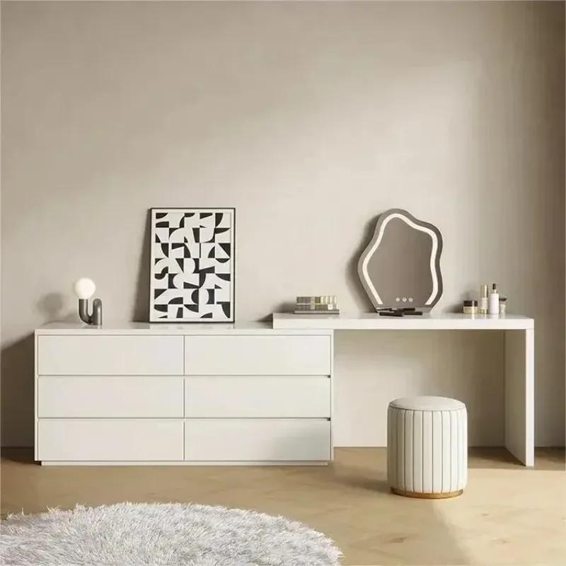 Coiffeuse, simple et moderne, table de maquillage, casier de rangement, plusieurs tailles disponible
