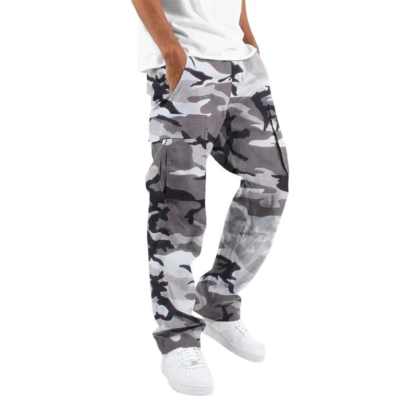 Salopette camouflage homme 2024 mode outdoor vêtement de chasse pantalon droit corde