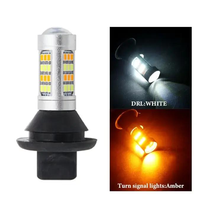 T20 W21W WY21W 7440 BA15S BAU15S 1156 voiture LED 42LED 2835 DRL Auto feux de jour antibrouillard