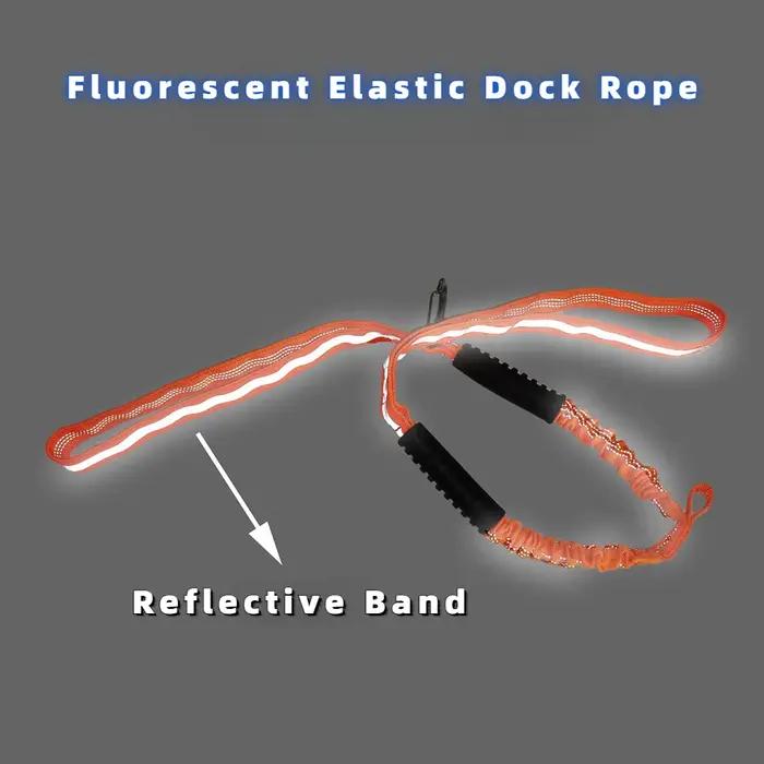 Lignes de quai corde Marine élastique cordons élastiques attaches de choc pour Kayak motomarine Jet