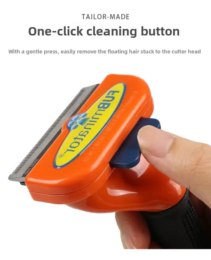 Brosse de toilettage DKSTINYE pour chiens et chats élimination des noeuds et des poils morts toilettage soins animaux de compagnie