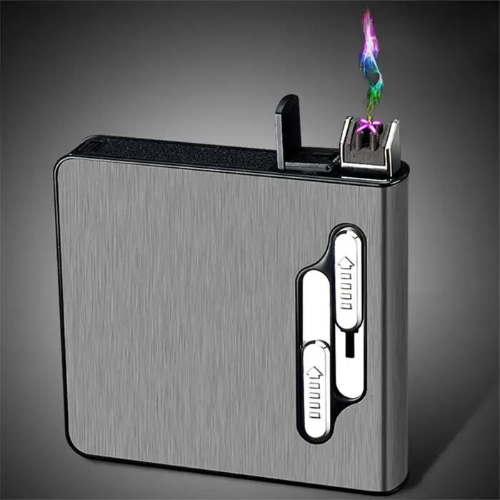 10 pièces 20 Cigarettes de grande capacité USB étui
