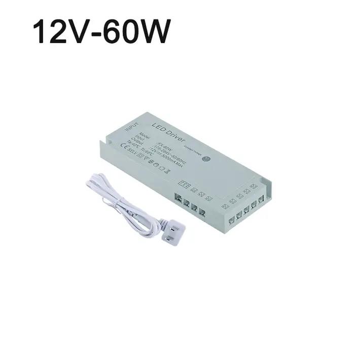 AC 176V-265V à DC 12v 24V 100W armoire lumière LED alimentation placard capteur de mouvement avec entraînement à tension
