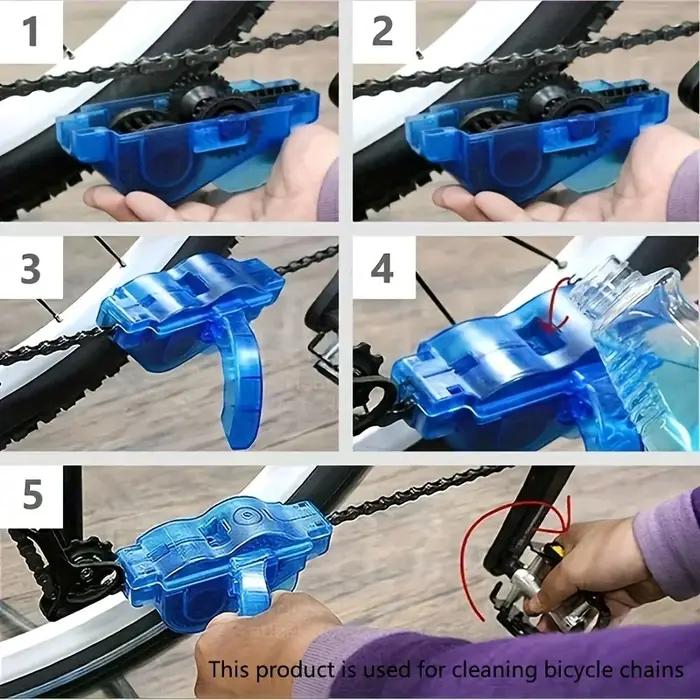 "Nettoyant de chaîne de vélo : élimine la poussière et la graisse des surfaces sans effort