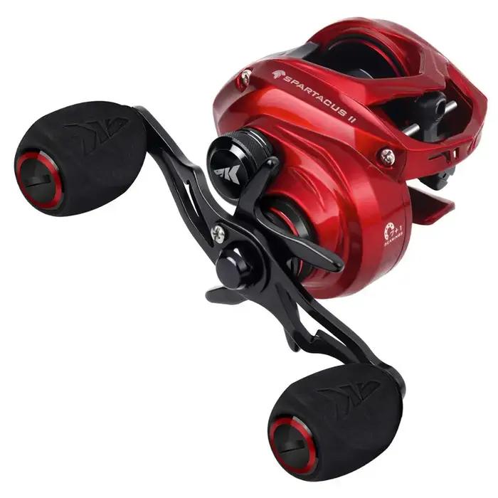 Spartacus II moulinet Baitcasting Ultra lisse 8KG traînée maximale 7 + 1 roulements à billes 7.2: 1 rapport