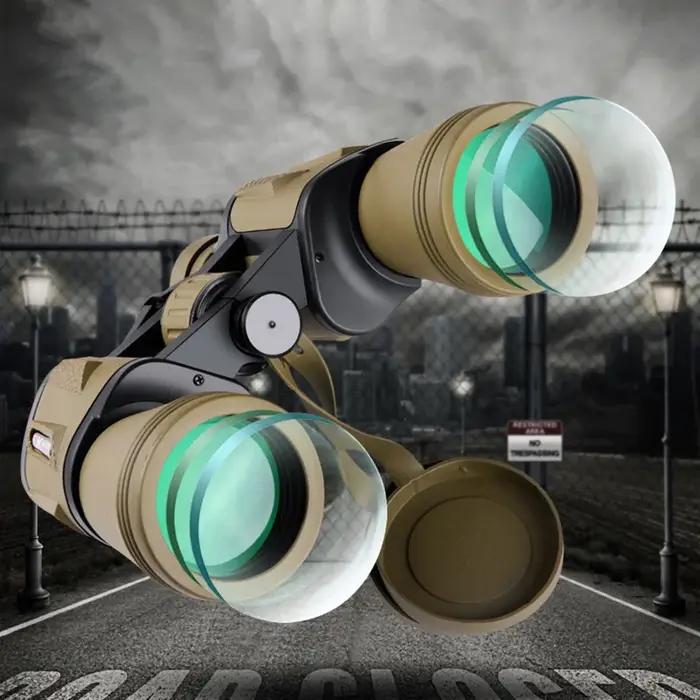 Jumelles militaires 20x50 étanches HD haute magnification tactiques randonnée adultes professionnelles