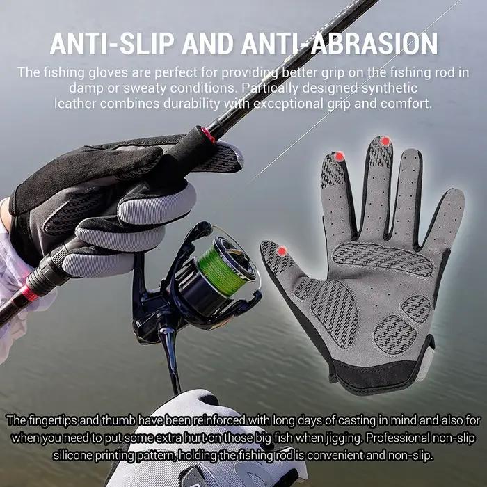 Noeby gants de pêche UPF50 + Protection solaire UV séchage rapide anti-dérapant kayak en plein air c
