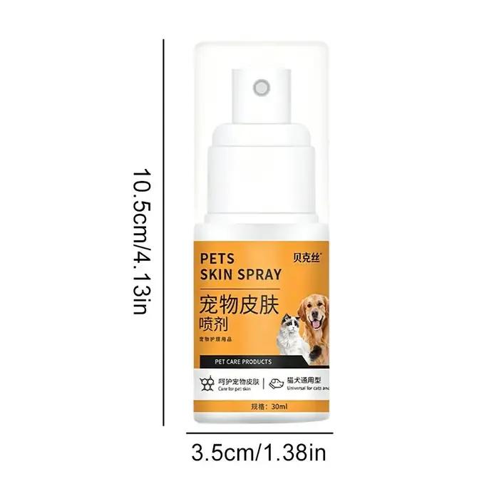 Spray de Soin Cutané Naturel Botanique Anti-Démangeaisons pour Chiens et Chats