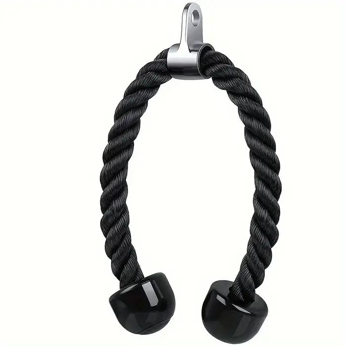 Corde de triceps pour exercices de traction et de descente – Bandes de résistance musculaire des bras pour la musculation et l'entraînement de force (double tête)