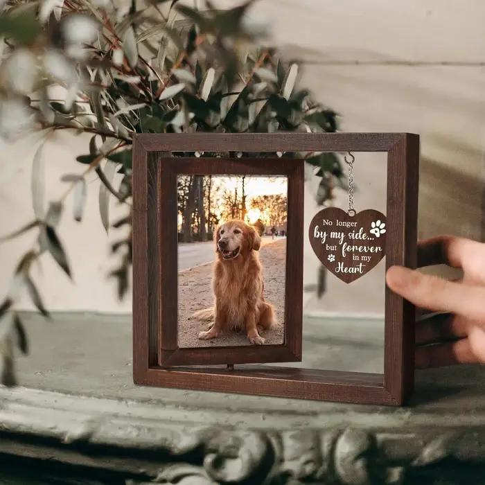 Cadre Photo rotatif en bois 4x6