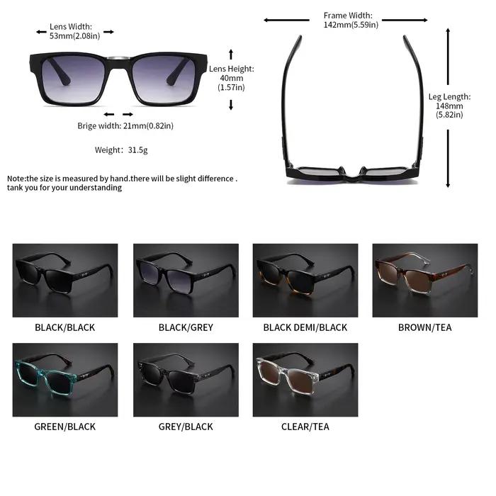 Lunettes de soleil rétro punk - Monture carrée protectrice, UV400 unisexe pour les aventures en plei