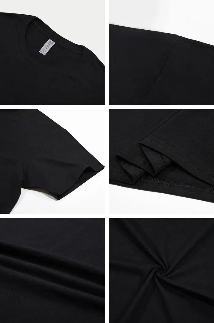 T-shirt homme en coton 100% surdimensionné, décontracté, respirant, avec col rond et manches courtes pour homme, disponible en 14 couleurs différentes pour toutes les occasions de la vie quotidienne