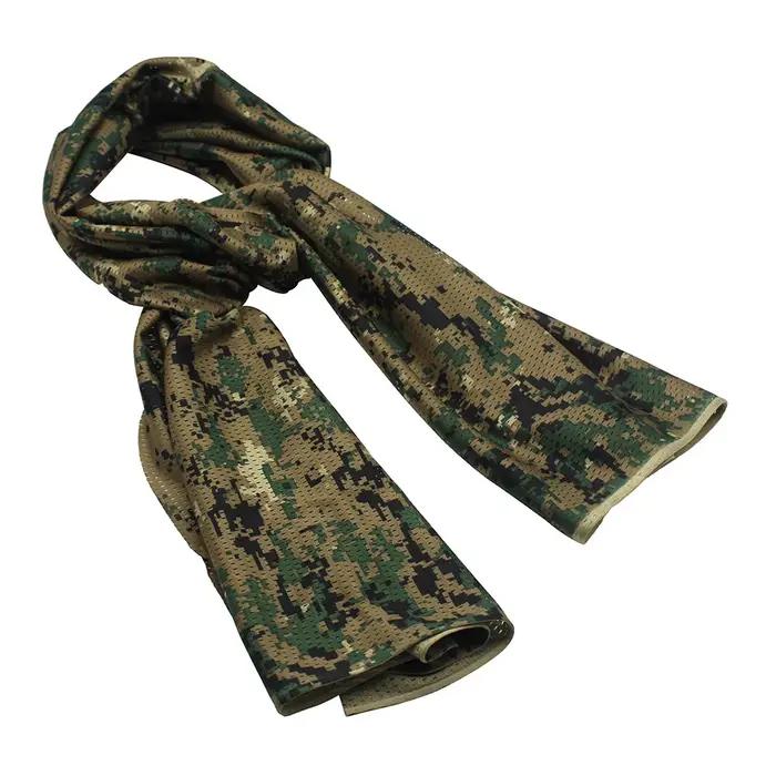 Hunting Mesh Breathable Scarf 165*48cm Tactical Bandana Special Operations Camou