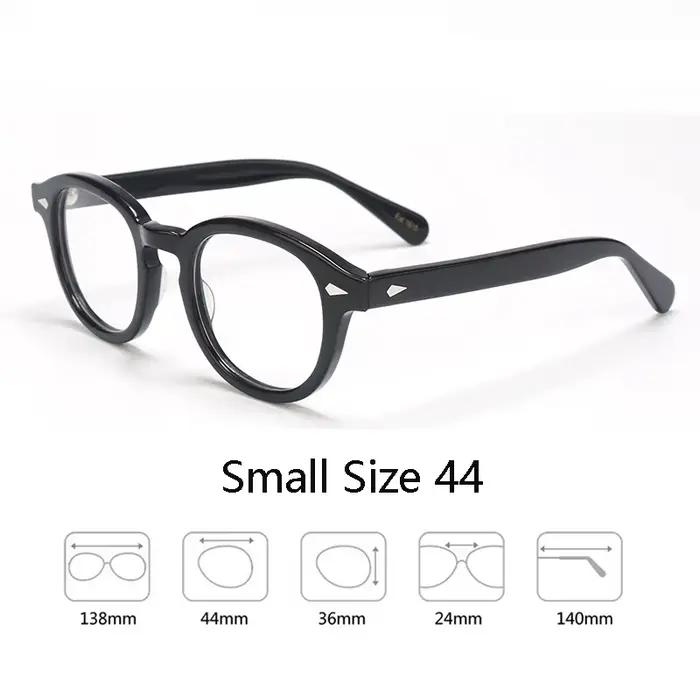 Monture de lunettes optiques hommes femmes Johnny Depp lunettes Vintage ordinateur acétate monture d
